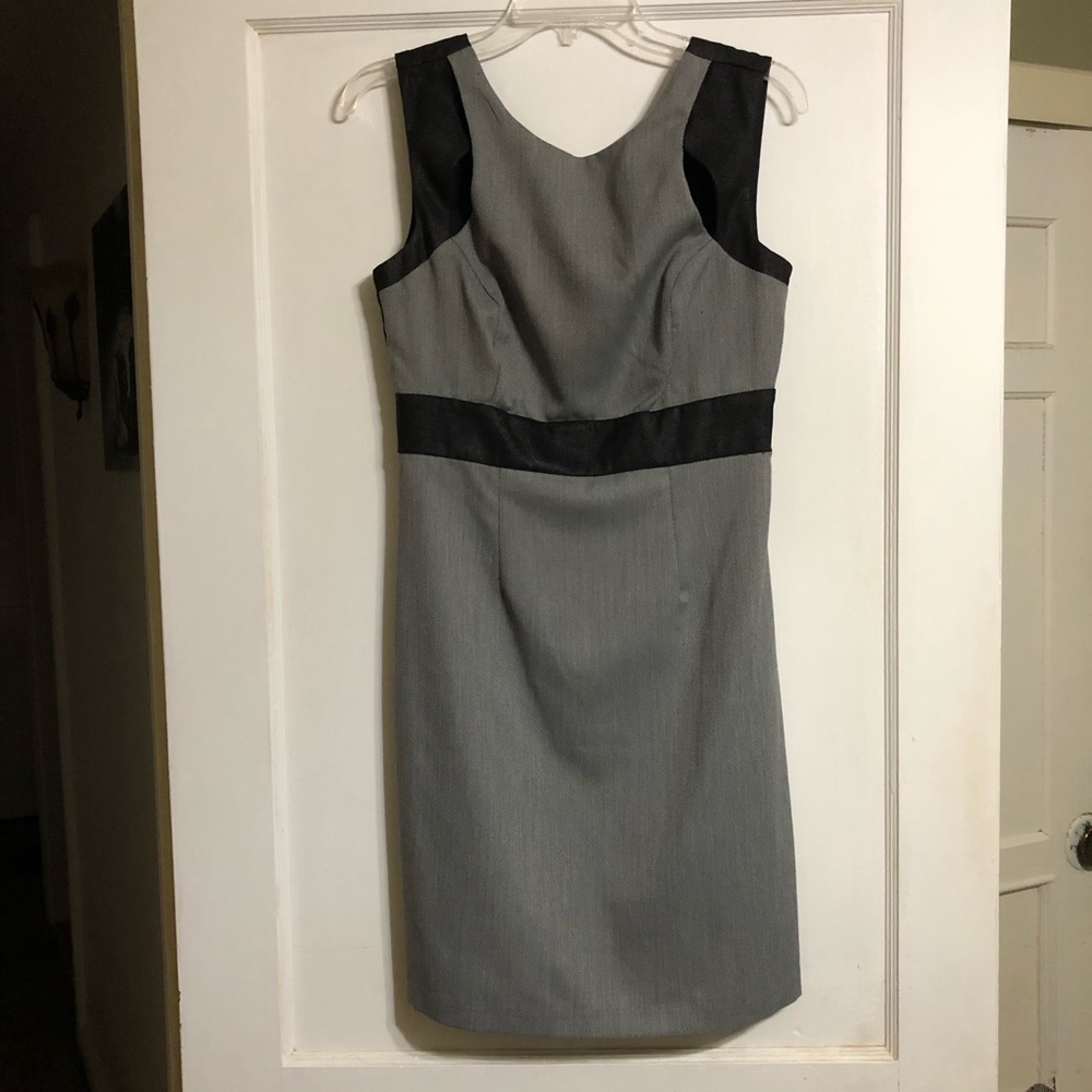 Fitted Maurices dress size 3/4 grey and black